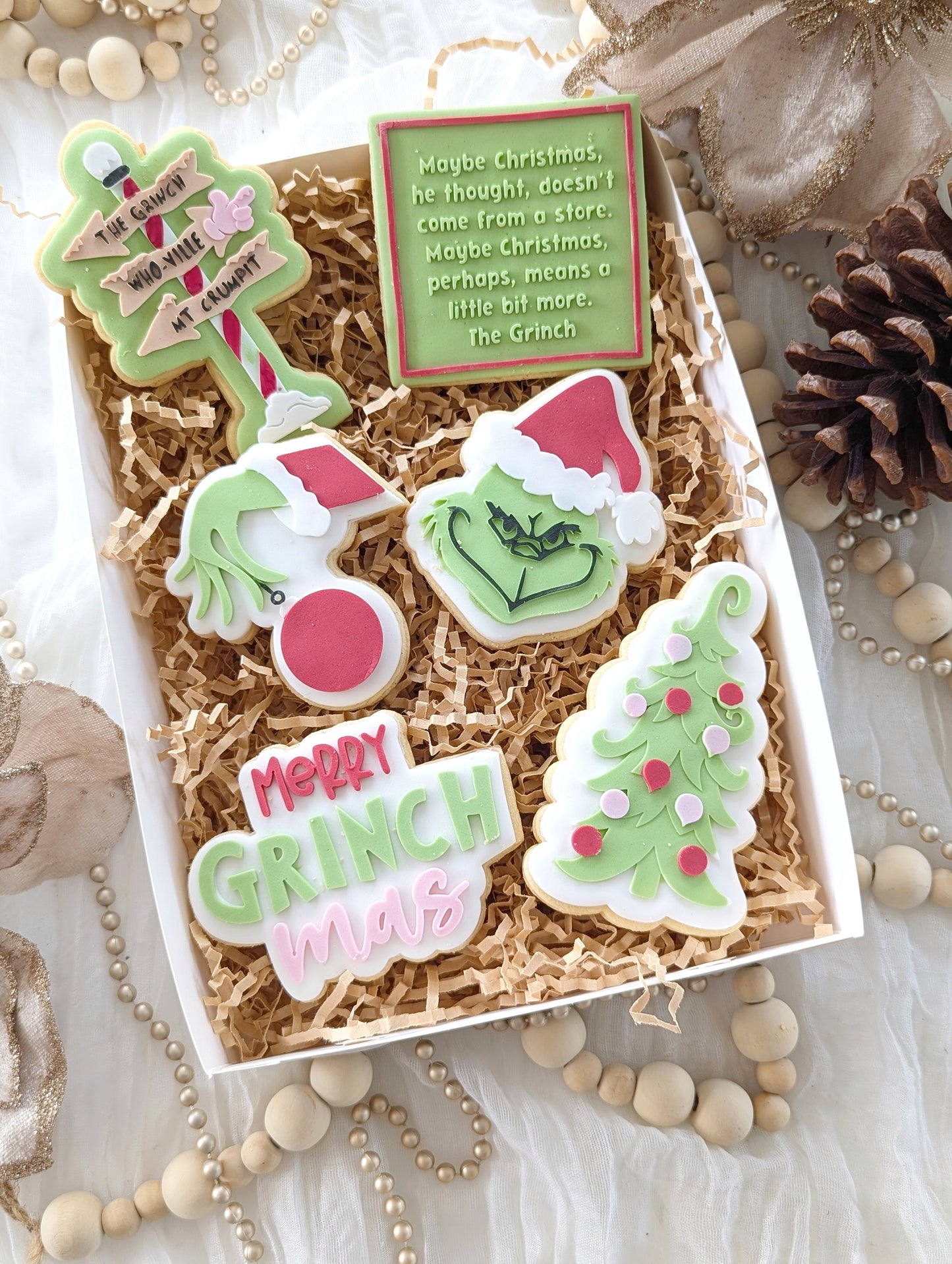 Grinch cookies